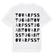 Tovarpsstugan ordlek t-shirt