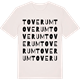 Vintage White t-shirt med Toverum ordlek t-shirt