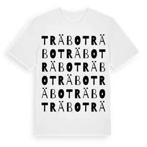 Träbo ordlek t-shirt – ekologisk bomull t-shirt från Pinshirt