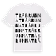 Tråbrunna ordlek t-shirt