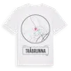 White t-shirt med Tråbrunna t-shirt