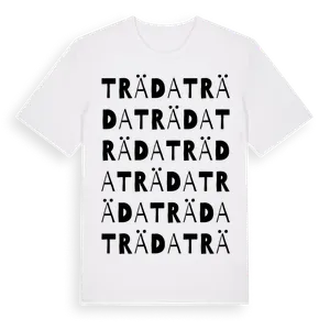 Träda ordlek t-shirt – ekologisk bomull t-shirt från Pinshirt