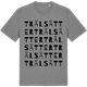 Mid Heather Gray t-shirt med Trälsätter ordlek t-shirt