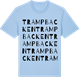Blue Soul t-shirt med Trampbacken ordlek t-shirt