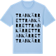 Blue Soul t-shirt med Trankärret ordlek t-shirt