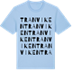 Blue Soul t-shirt med Tranviken ordlek t-shirt