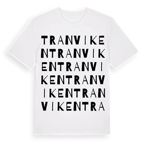 Tranviken ordlek t-shirt – ekologisk bomull t-shirt från PinShirt