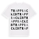 White t-shirt med Trappbacken ordlek t-shirt