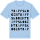 Blue Soul t-shirt med Trappskogen ordlek t-shirt