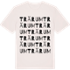 Vintage White t-shirt med Trärum ordlek t-shirt