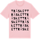 Pink Cotton t-shirt med Träsket ordlek t-shirt
