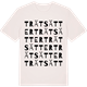 Vintage White t-shirt med Trätsätter ordlek t-shirt