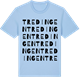 Blue Soul t-shirt med Tredingen ordlek t-shirt