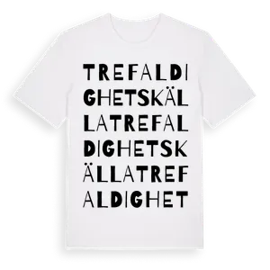 Trefaldighets Källa ordlek t-shirt – ekologisk bomull t-shirt från Pinshirt
