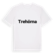 Trehörna fetstil t-shirt