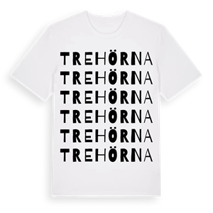 Trehörna ordlek t-shirt – ekologisk bomull t-shirt från PinShirt