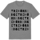 Mid Heather Gray t-shirt med Trehörninge ordlek t-shirt