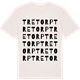 Vintage White t-shirt med Tretorp ordlek t-shirt