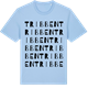 Blue Soul t-shirt med Tribben ordlek t-shirt