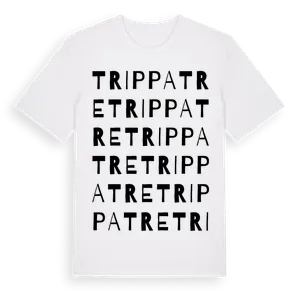 Trippatre ordlek t-shirt – ekologisk bomull t-shirt från Pinshirt