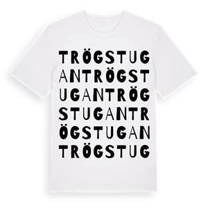 Trögstugan ordlek t-shirt – ekologisk bomull t-shirt från Pinshirt