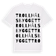 Trollhålsbygget ordlek t-shirt