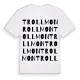 Trollmon ordlek t-shirt
