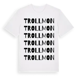 Trollmon ordlek t-shirt – ekologisk bomull t-shirt från Pinshirt