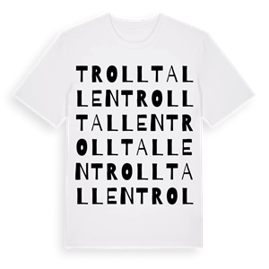 Trolltallen ordlek t-shirt – ekologisk bomull t-shirt från Pinshirt