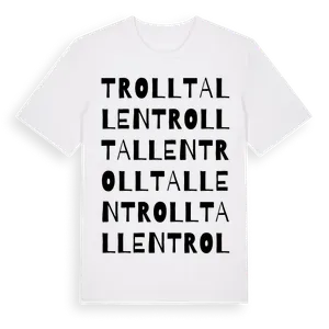 Trolltallen ordlek t-shirt – ekologisk bomull t-shirt från Pinshirt