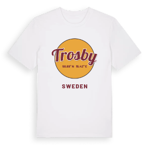 Trosby cirkel t-shirt – ekologisk bomull t-shirt från Pinshirt