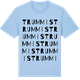 Blue Soul t-shirt med Trummis ordlek t-shirt