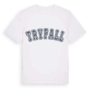 Tryfall college t-shirt – ekologisk bomull t-shirt från Pinshirt