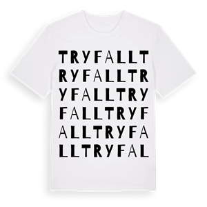 Tryfall ordlek t-shirt – ekologisk bomull t-shirt från Pinshirt