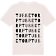 Vintage White t-shirt med Tubbetorp ordlek t-shirt