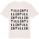Vintage White t-shirt med Tullen ordlek t-shirt