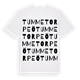 Tummetorpe Ö ordlek t-shirt