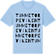 Blue Soul t-shirt med Tummetorpeviken ordlek t-shirt