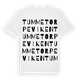 White t-shirt med Tummetorpeviken ordlek t-shirt
