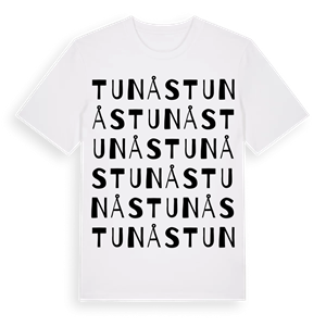 Tunås ordlek t-shirt – ekologisk bomull t-shirt från Pinshirt