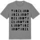 Mid Heather Gray t-shirt med Turelund ordlek t-shirt