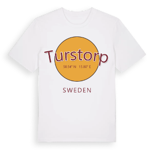 Turstorp cirkel t-shirt – ekologisk bomull t-shirt från Pinshirt
