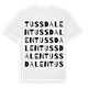 Tussdalen ordlek t-shirt