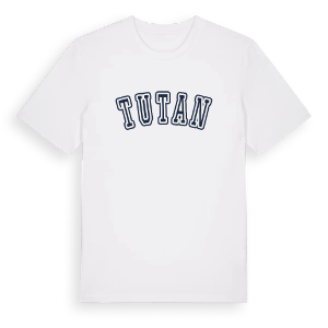 Tutan college t-shirt – ekologisk bomull t-shirt från Pinshirt