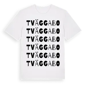 Tväggabo ordlek t-shirt – ekologisk bomull t-shirt från Pinshirt