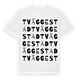 Tväggestad ordlek t-shirt