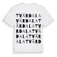 Tvärdala ordlek t-shirt