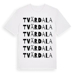Tvärdala ordlek t-shirt – ekologisk bomull t-shirt från Pinshirt
