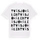 Tväsjömålen ordlek t-shirt