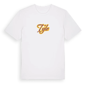 Tyle baseball t-shirt – ekologisk bomull t-shirt från Pinshirt